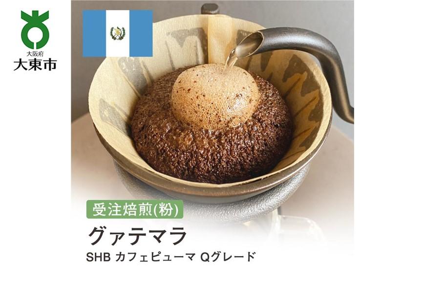 [粉]#49 受注焙煎！310g グァテマラSHB カフェピューマ Qグレード 珈琲粉 コーヒー粉 自家焙煎 272183_BG121