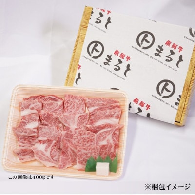 【飛騨牛】ロース・肩ロース焼き肉　300g(牛脂付き)【配送不可地域：離島】
