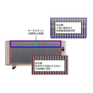 夢暖望1200型 (ベージュ) 遠赤外線パネルヒーター 日本製・3年間品質保証付【1553560】