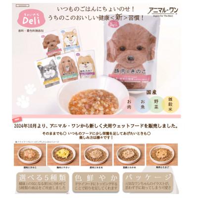 ふるさと納税 玉名市 【ふるさと納税】ちょいのせDeli 5種×各3袋セット【犬用フード】(玉名市)