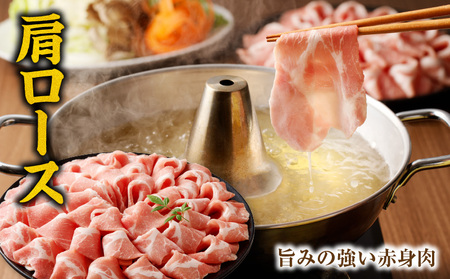 宮崎県産豚 花盛しゃぶしゃぶ 2皿（バラと肩ロース） 豚 しゃぶしゃぶ セット