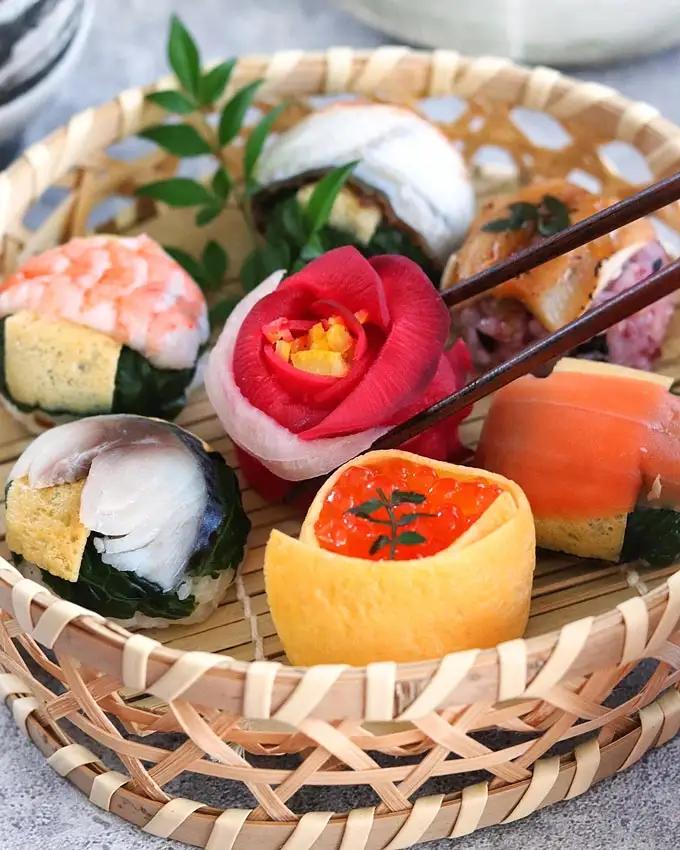 うるわし手鞠わさび葉寿し 15個入 近鉄百貨店 奈良店 寿司 すし お寿司 わさび てまり 寿司 手鞠寿司 手まりH-117