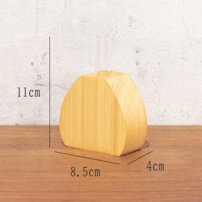 ふるさと納税 和歌山市 【ふるさと納税】さとふる 紀州ヒノキ材 フラワーベース　雫型 |  | 01