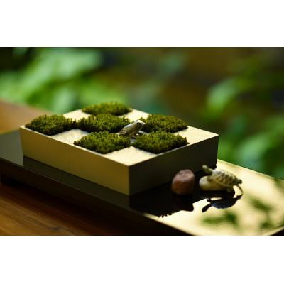 ふるさと納税 高岡市 【高岡銅器】市松庭園　銀鼠 |  | 01