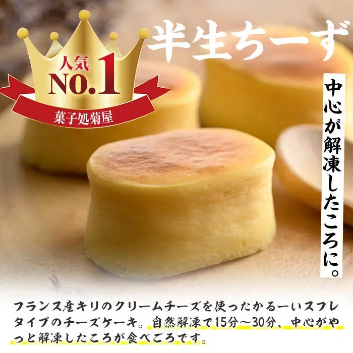【ふるなびWEEK対象】半生ちーずケーキ10個・半生ちょこケーキ10個  計20個 詰合せ ケーキ【00-014-13-FN】