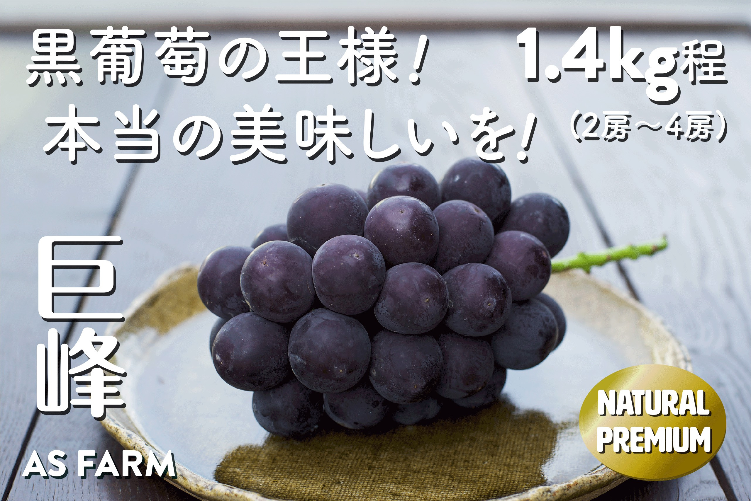 
            濃厚な甘みと酸味のバランス 甲州市産「巨峰」数量限定【2025年配送】（ASF）B-146 【巨峰 ぶどう 葡萄 ブドウ 令和7年発送 期間限定 山梨県産 甲州市 フルーツ 果物】
          