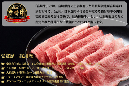 【生産者応援！】宮崎牛ロース焼きしゃぶ600g（300g×2P 宮崎牛 和牛 国産 牛肉 霜降り ロース スライス 冷凍 送料無料） 和牛スライス 牛肉スライス スライス スライス スライス スライス