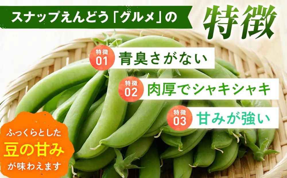 R8年産 スナップえんどう（品種：グルメ） 1kg ピンクの八百屋〜ナツやさい〜 | 北海道津別町