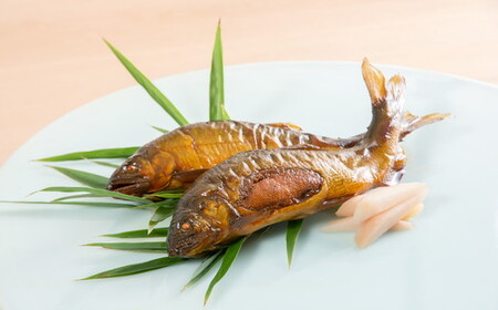 鮎の甘露煮2尾　子持鮎の甘露煮２尾　US-011【1-404】