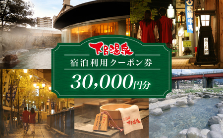 下呂温泉宿泊利用クーポン券（30,000円分）（有効期限 発行日より3年間）【a001-2】