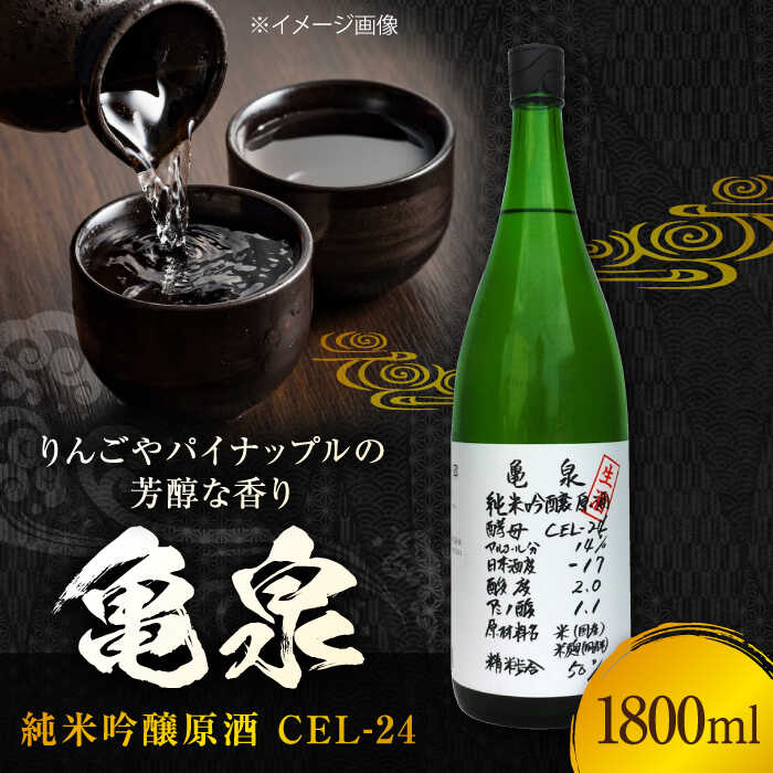 【ふるさと納税】 亀泉 純米吟醸原酒CEL-24 1800ml 1本 日本酒 地酒 【近藤酒店】[ATAB151]