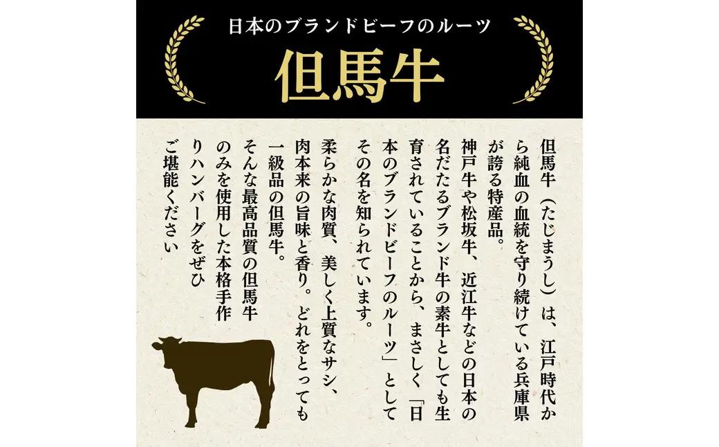 但馬牛ハンバーグ 極 150g×3個 A5ランク但馬牛100％ 特製ソース・証明書付き 化粧箱入り