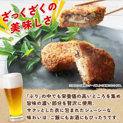ふるさと納税 西予市 <魚屋さんが作ったジューシー ぶりメンチ 10個入り チーズなし>(株)SakuSakuブリ |  | 03