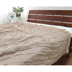 ブランケット シングル 140×200cm ベージュ あったか コットン ふわふわ ガーゼケット 綿毛布 毛布 肌掛け 肌掛け布団 肌布団 掛け布団 布団 寝具 綿100% 日本製 大阪 大阪府 岸和