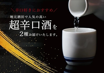 SA2417　酒田で人気の超辛口酒 2種飲み比べセット　計2本(各720ml×1本)【上喜元 完全発酵、初孫 魔斬】