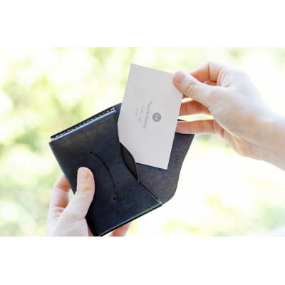 ふるさと納税 富山市 Tocco Nodo(トッコ・ノード)名刺入れ　ネイビー |  | 01