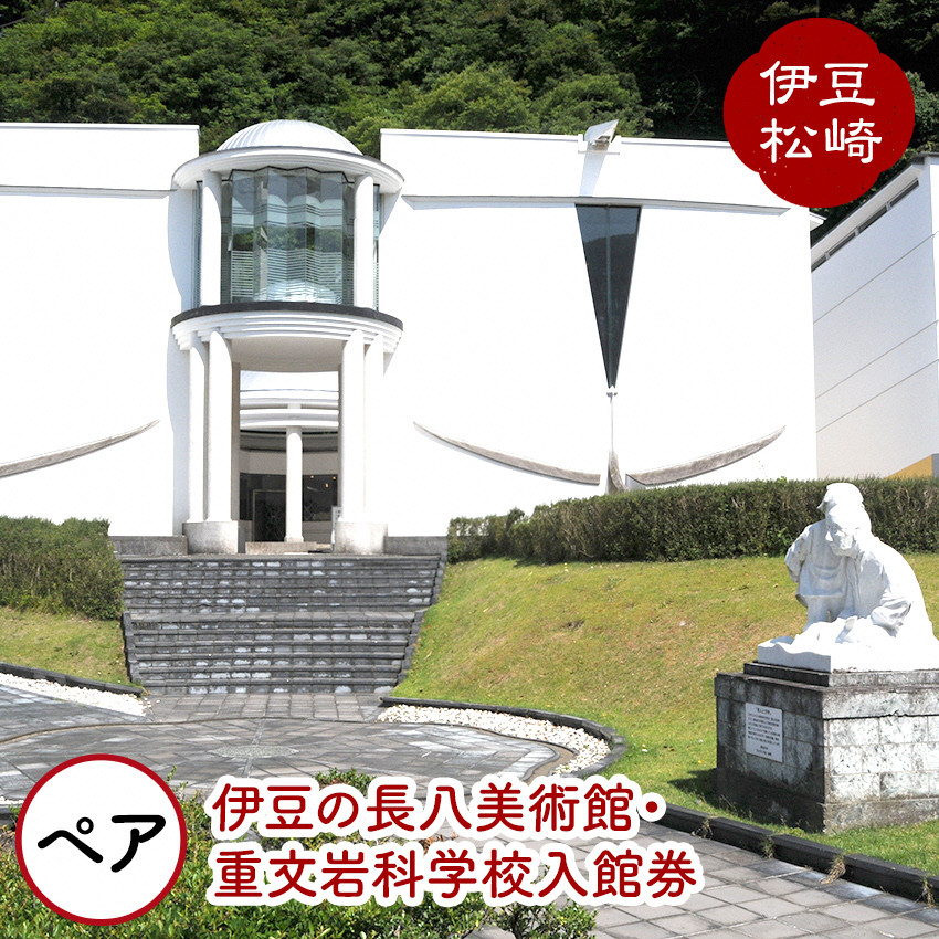 
伊豆の長八美術館 重文岩科学校 ペア 入館券
