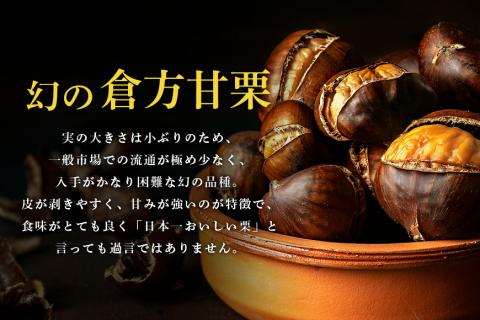 倉方甘栗の焼き栗 900g 10月中旬～12月末発送 無農薬 栗 和栗 くり 焼栗 自然 倉方 甘栗 果物 フルーツ 日本 国産 茨城 茨城県産 秋 冬 55-B