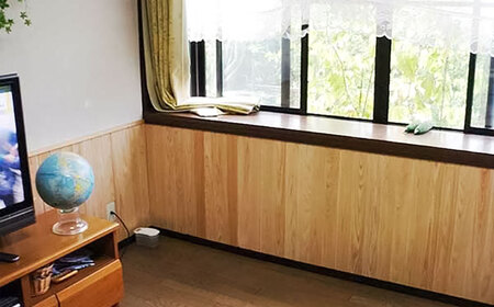 日田杉 羽目板12枚(腰壁用/ハーフサイズ) 日田市 DIY リフォーム 装飾 [ARFU004]