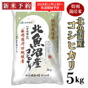 【ふるさと納税】米 5kg 白米 魚沼 新潟こしひかり 令和6年 新米 AS05-1北魚沼産コシヒカリ特別栽培米5kg（長岡川口地域）