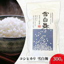 【ふるさと納税】志賀高原の麓で育った 山ノ内町産コシヒカリ『雪白舞』300g 米 お米 コシヒカリ こしひかり 300g 2合 お試し パック 白米 精米 希少 ブランド米 産地直送 長野 長野県 山ノ内 長野県山ノ内町　【 山ノ内町 】