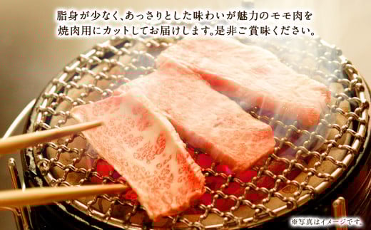 【3ヶ月定期便】＜宮崎牛モモ焼肉 500g（1パック：500g×3回）＞ お申込みの翌月下旬頃に第一回目発送（12月は中旬頃） 牛肉 お肉 肉 和牛 新生活応援 卒業祝い 就職祝い 入学 卒業 お花見