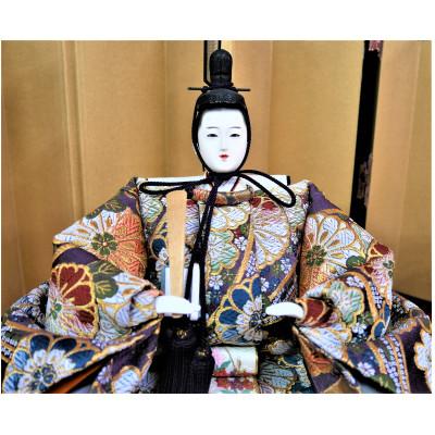 ふるさと納税 小野市 雛人形　京八番親王　桐3段10人毛氈飾り　No.8-002 |  | 02