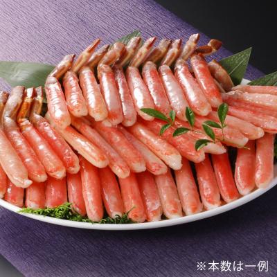 ふるさと納税 境港市 刺身OK!生ズワイガニ 棒ポーション 1kg(30本〜60本)