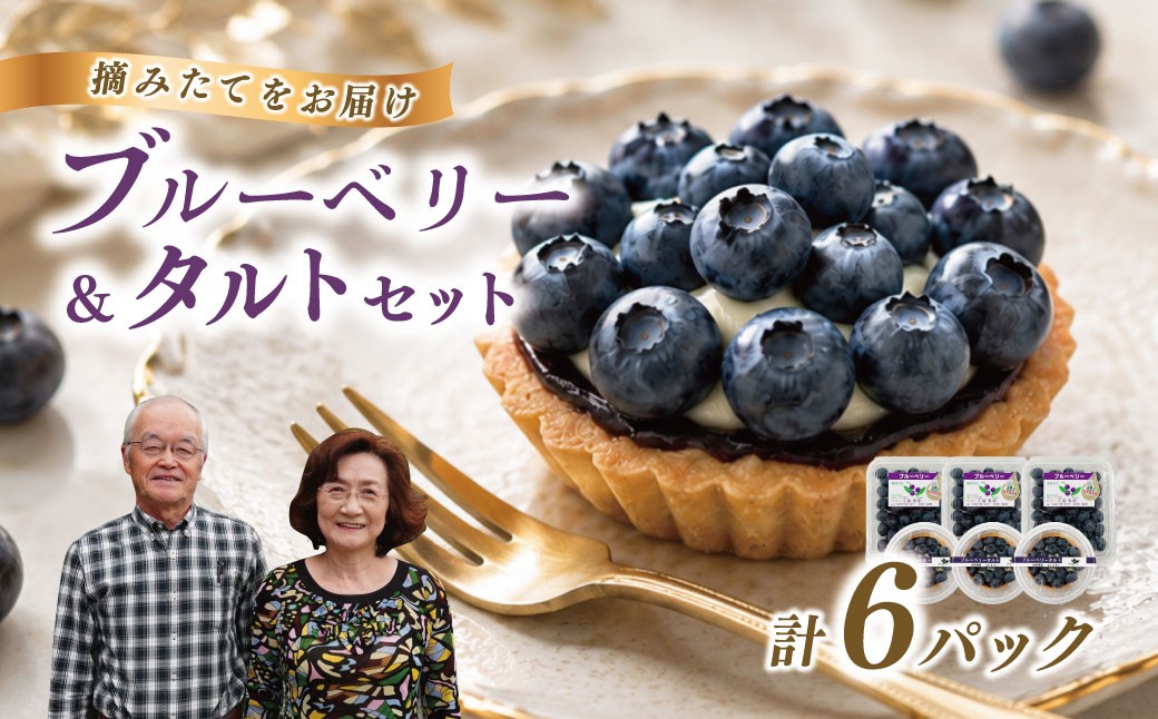 
                  【先行予約！6月から順次発送】ブルーベリータルトとブルーベリーの詰め合わせ｜朝摘み 新鮮 手作り お菓子 タルト スイーツ 果物 秦野 神奈川
                