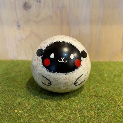 ふるさと納税 吉岡町 【こけしげのコケシ】コロこけし 干支 未(ひつじ) / 黒 |  | 01