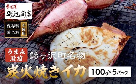 イカ 炭火焼きイカ 干物 青森県産【5パック】