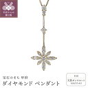 【ふるさと納税】 ペンダント ネックレス ダイヤモンド ジュエリー アクセサリー レディース 0.4ct K18 イエローゴールド 縦長 普段使い ギフト プレゼント ジュエリーケース付 鑑別書付 保証書付 k120-060