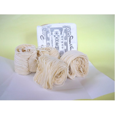 大門素麺4個・砺波めんつゆセット(化粧箱入り)