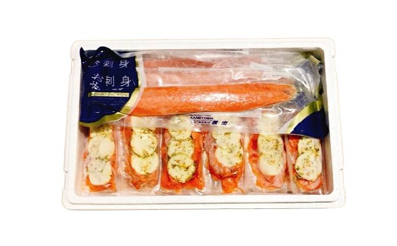＜12月14日決済分まで年内配送＞お刺身トラウトサーモン6～12本(計3kg)＆スモークサーモンカプレーゼ12～20P(計2.5kg) E-09006