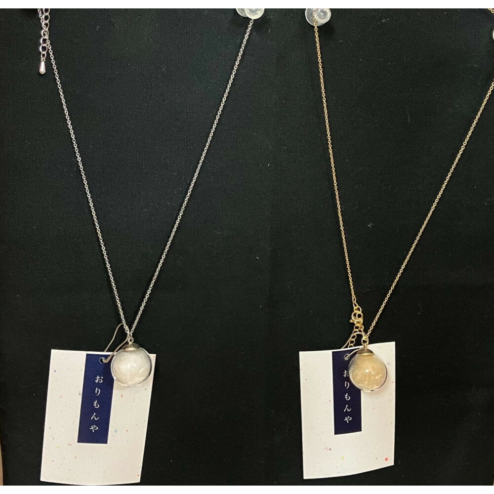 【ふるさと納税】＜選べるお品＞伯州綿ネックレス(1本) | ネックレス アクセサリー レディースアクセサリー ハンドメイド 伯爵綿 伯州綿 コットン素材 軽量