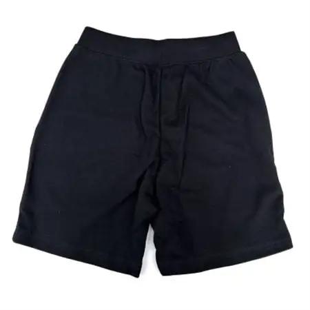 JTTA公認　卓球ユニフォーム【男女兼用:XXLサイズ】スウェットゲームハーフパンツ　ブラック【1667326】