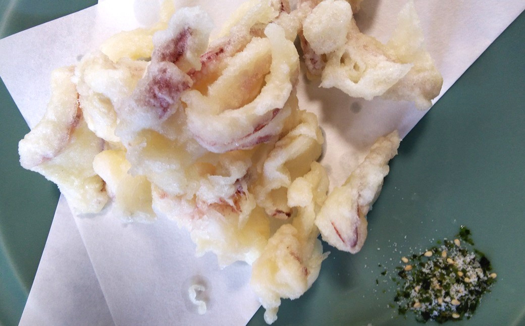 調理例のバター焼きです。手早く炒めてアツアツのうちに召し上がってください。