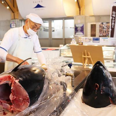 ふるさと納税 長門市 油谷産養殖本マグロ　中トロ柵　800g(1347) |  | 03