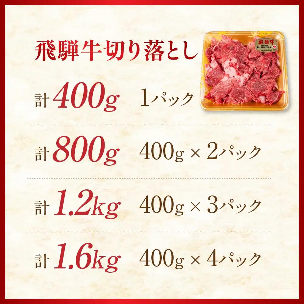 ≪訳あり≫ 飛騨牛 A5 切り落とし 400g｜訳あり