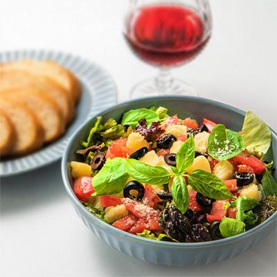 ふるさと納税 瑞浪市 【美濃焼/みずなみ焼】しのぎマルチボウルL・マルチカップ・豆皿各2個セット(ブルーグレー)山喜製陶 |  | 03