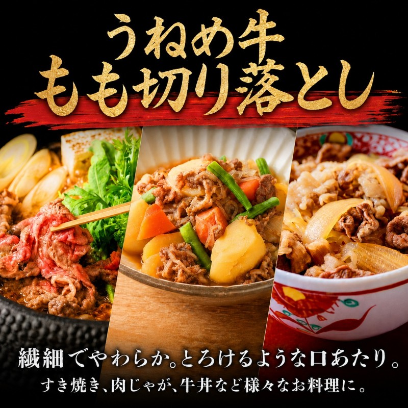 A5等級 うねめ牛 もも 切り落とし 計800g 200g×4P 黒毛和牛 牛肉 お肉 雌牛 和牛 国産 モモ 赤身 すき焼き 鍋 牛丼 料理 焼き肉 焼肉 A5 お取り寄せ 人気 希少 高評価 贈答