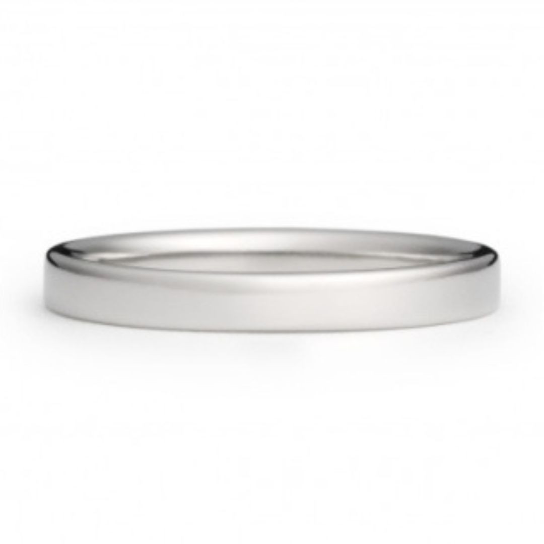 【ふるさと納税】純チタン平打リング(幅2.5mm)11号 | 新潟県 弥彦村