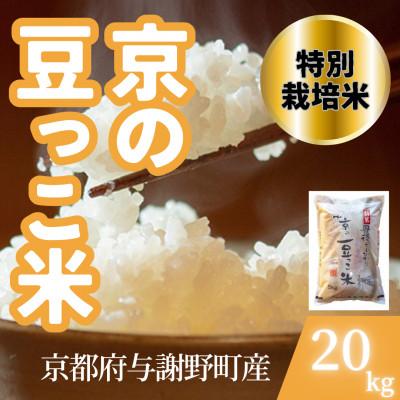 ふるさと納税 与謝野町 【令和7年産米】京都府与謝野町産 丹後コシヒカリ 精米20kg　特別栽培米 京の豆っこ米