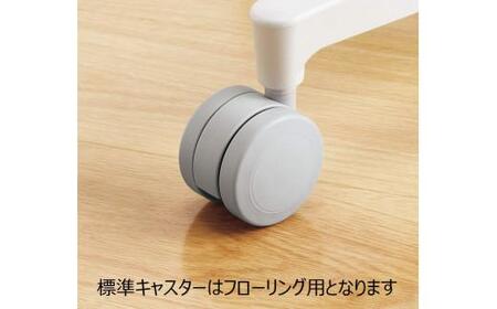 Mmm2_コクヨチェアー　モネット(ネイビー)／メッシュ・ホワイト／フローリング用（Vキャスター）　／在宅ワーク・テレワークにお勧めの椅子