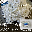 【ふるさと納税】釜揚げしらす【天使の宝石】　高知県安芸市　カワクボFACTORY　ちりめん　釜揚げ　新鮮しらす　うす塩ちりめんじゃこ　大容量　小分けで便利な　お子さまからご高齢の方にも　離乳食にも使え安心　小分けで便利　特許新製法で加工