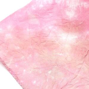 川俣シルク羽二重ストール 紅葉（レッド）  FAF-0075