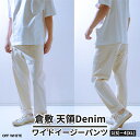 【ふるさと納税】デニムパンツ メンズ 倉敷天領デニム 10oz ストレッチ デニム ワイド イージー パンツ オフホワイト TDP2303-OFF　 ファッション 男性 カジュアル S～XL 服