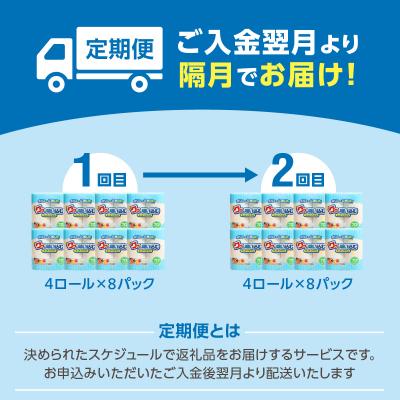 ふるさと納税 大分市 【隔月配送】キッチンタオル70カット(4ロール×8パック)2回お届け定期便_T10055 |  | 02