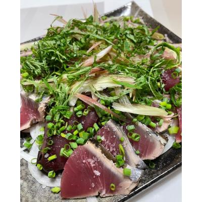 ふるさと納税 土佐清水市 藁焼き鰹のたたき(1節 500g〜600g)タレ・塩付 3点セット 冷蔵 大サイズ【R00835】 |  | 02