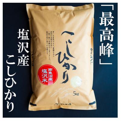 ふるさと納税 南魚沼市 令和7年産　南魚沼塩沢地区「大沢産こしひかり」特A米(※)5kg×2袋